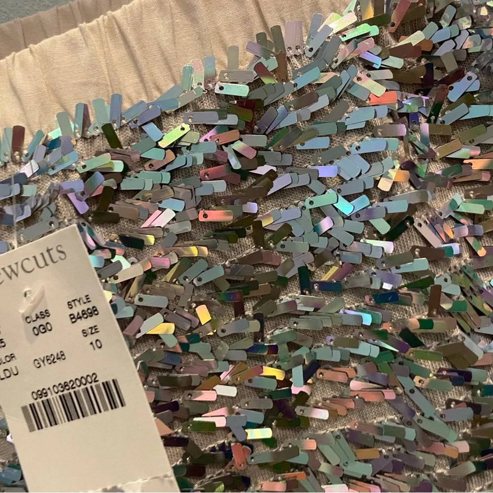 Crewcuts girls Iridescent Sequin Mini Skirt nwt - Picture 2 of 5